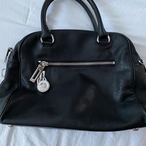 Michael Kors pebble black leather purse